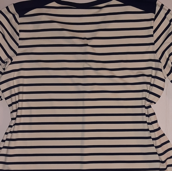 NWT ☆Plus Size ☆Charter Club ☆Stripe Henley 3/4 Sleeve 0X Top☆$69.99 retail - Picture 9 of 14